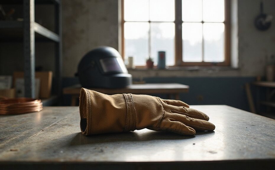 welding glove material composition