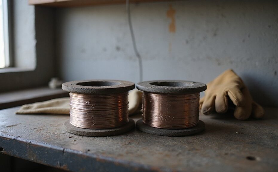 welding wire size comparison
